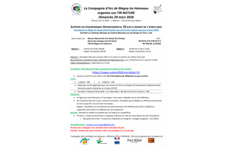 Parcours Nature - dimanche 29 mars 2026